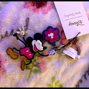 Limited addition Disney Sensational Mickey Bag Charm faux leather new! ✨…